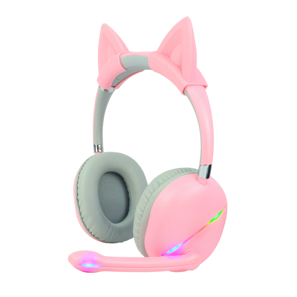 DIADEMA USB CAT PINK