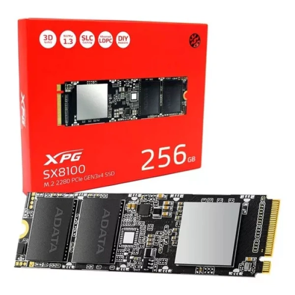 SSD M.2 PCIe NVMe 3X4 256GB