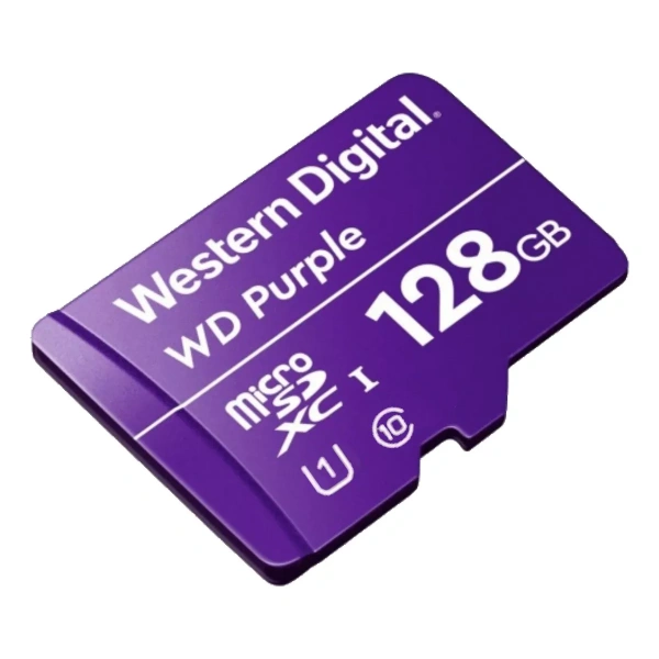 MEMORIA MICRO SD WD PURPLE 128 GB