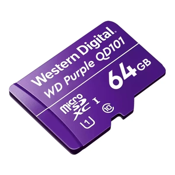 MEMORIA MICRO SD WD PURPLE 64 GB